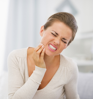 A Woman With Dental Pain